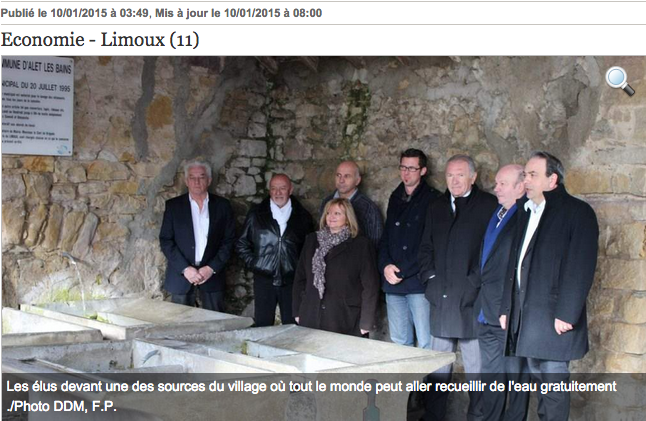 Les eaux d&rsquo;Alet : cinq nouveaux repreneurs sur les rangs